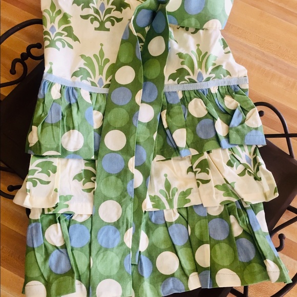 SL@H/WH Continental Kitchen Ruffled Apron NIP OSFM - Picture 3 of 3